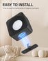 4PC 360 (1.2inch) Magnetic Rotation Base Ball for LED Wall Mounted Lights,Universal Replacement Swivel Base for LED