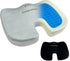 SolaceGel Enhanced Cooling Gel Cushion With Memory Foam Built In Handle Lower Back Pain Relief Improves Posture