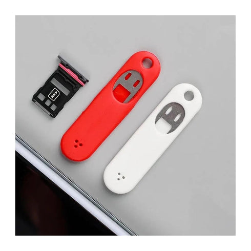 xiaopang 1/5pcs Pendent(5PCS Anti-Lost Sim Card Eject Pin Needle With Storage Case Mobile Phone SIM Protector Holder