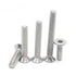 M10-1.5 x 55mm Flat Head Socket Cap Screws, Stainless Steel 18-8 (304), 5 Pcs Machine Screws Inner Hex Screw Fasteners