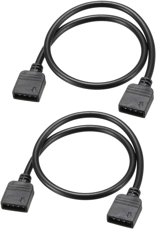 uxcell RGB Splitter Cable Female to Female 4 Pin Extension Connector Cord