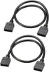 uxcell RGB Splitter Cable Female to Female 4 Pin Extension Connector Cord