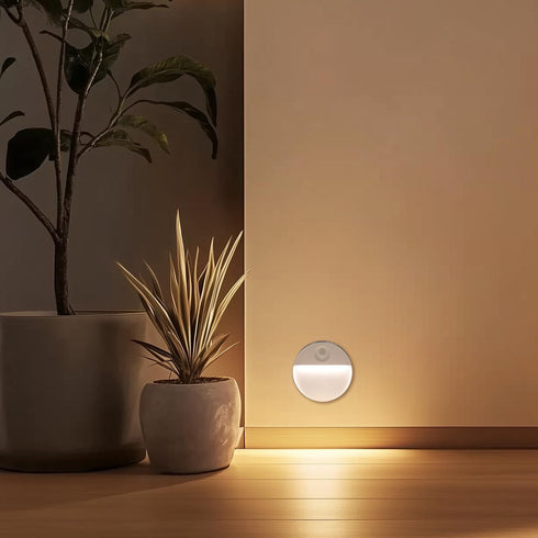 2 Pack Dimmable Closet 3 DAMI Rechargeable Motion Sensor Night Light Indoor, - LED Lights with Color Temperatures