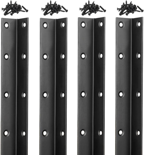MINGFANITY L Brackets, 4PCS Corner Brace Angle , Superior Stainless Steel Bracket,16.7'' x