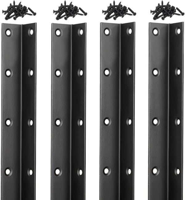 MINGFANITY L Brackets, 4PCS Corner Brace Angle , Superior Stainless Steel Bracket,16.7'' x