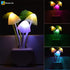 0.6W iBetterLife LED Night Light Smart Sensor Color Changing Plug-in Night Lights for Kids Adults Cute Mushroom Night