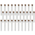 Seimneire 30 Pack Clear Test Tubes, Clear Vials with Sealing Caps and Corks, Well ealed Containers for Laboratory