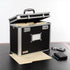 Vaultz File Organizer Storage Box, 14 x 7 x 12.19 Inch, Portable Locking Storage Totes with Dual Combination Locks
