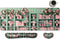 MIBITRI Keyboard Mouse Pad Set, Extended Gaming Mouse Pad+Ergonomics Keyboard Wrist Rest Support,