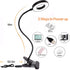 Clip on Light LED Reading Lamp, 3 Color Modes, 10 Brightness Eye Protection, 360 Flexible Gooseneck