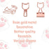 Whaline 80Pcs Cat Shaped Metal Binder Clips, Acrylic Crystal Box, 3 Design Rose Gold Cute Paper Clips for Gifts