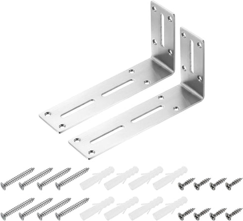 uxcell 2Pcs Adjustable L-Shape Corner Brace, 90 x 180 x 45mm l