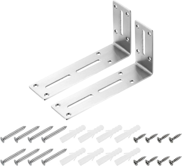 uxcell 2Pcs Adjustable L-Shape Corner Brace, 90 x 180 x 45mm l