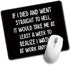 I Wasn't at Work Anymore Rectangular Mouse Pad, Funny Sarcastic Gift for Colleague, Office Humour Farewell Thank You