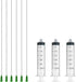 Rachel's Closeouts 6 Pcs Dispensing Needle 14G x 10" with 3 Pcs 30ml Syringe - Blunt Tip