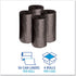 BlueDogSupplies 6-10 500 Count, 0.35 Commercial Gallon Trash Bags Black, Sturdy Mil Garbage Bags, Low-Density Waste