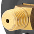 Mini Vacuum Pressure Gauge, 1/4" BSPT Thread, Dual Scale Vacuum Gauge for Water, Oil, Air, 0~-30inHg/0~-1bar Range