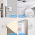 Door Knob Wall Shield, 12PCS Transparent Round Soft Rubber Wall Protector for Door Handle