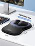 meatanty Mouse Pad with Wrist Rest, Ergonomic Mouse Wrist Support, Desk Mouse Mat Computer Accessories, Soft Memory