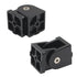 2 Sets 4040 Series Aluminum Extrusion Profile, Zinc Alloy Black Flexible Pivot Joint Connector for 3D Printer