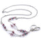 Beautiful Badge Lanyards ID Necklaces, Stylish ID Badge Holder for Teachers, Stainless Steel Chain
