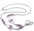 Beautiful Badge Lanyards ID Necklaces, Stylish ID Badge Holder for Teachers, Stainless Steel Chain