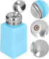 200ML Solvent Dispenser Press Type ESD Anti Static Bottle with Stainless Steel Lid (Blue)