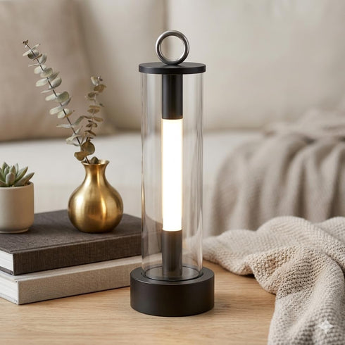 3 Dimming Cordless Touch Table Lamp, Portable Bedside Desk Lamp for Bedroom Nightstand,Rechargeable LED Lamp