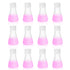 Plastic Erlenmeyer Flask Set with Screw Cap, 25ml Molded Graduations, 12 pcs