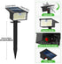 3 Pack/62 3 2-in-1 nipify Solar Spot Lights Outdoor, LED Solar Motion Sensor Lights Outdoor Waterproof, Modes Solar
