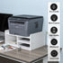 PAG Desktop Printer Stand with Storage, Paper Storage Holder Rack for Desk, Wooden Organization for Home/Office