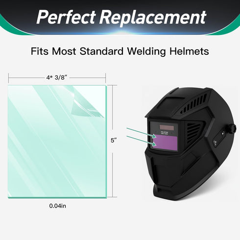 INEFARO 10 pack 231921 Performance Series Replacement Lens Combo Digital Elite Lenses Welding Helmet Parts Lens