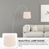 Outanaya Adjustable Lamp Shade for Floor and Pendant Lamps Decorative Linen Cover with Minimalist Style Lightweight