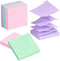 Lined Pop Up Sticky Note, 3x3 inch, 6 Pack, Accordion Style Self-Sticky Notes with Lines, 100 Sheet/Pad