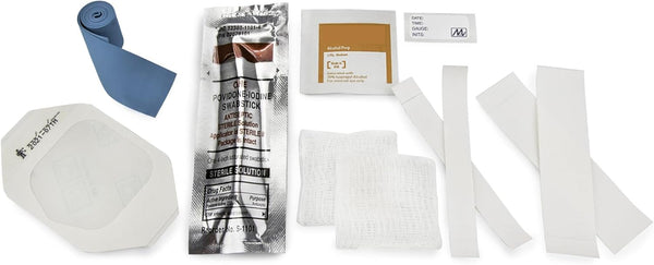 SurgiMac IV Start Kit with Tourniquet, PVP Swabstick, Alcohol Prep Pad, Gauze,