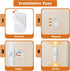 STHF 4 Pack Closet, (7 Rechargeable Smart LED Motion Sensor Ambient Light, Auto-On Multi-Color Changing Magnetic Wall