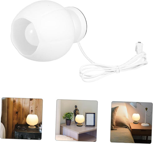 Holibanna Portable Touch Sensor Table Lamp with Color Changing Adjustable Brightness Soft Non-Glaring Light Bedside