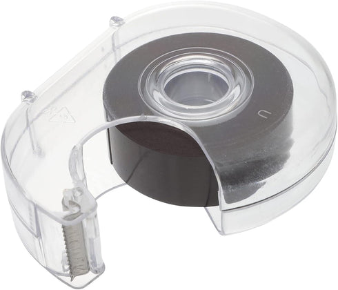 Toddmomy Magnetic Tape Dispenser, 5M Flexible Magnetic Tape, Magnetic Strips with Adhesive Backing, Magnet Tape