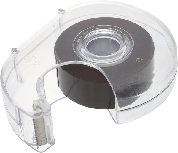 Toddmomy Magnetic Tape Dispenser, 5M Flexible Magnetic Tape, Magnetic Strips with Adhesive Backing, Magnet Tape