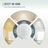 3CCT Countdown 16W 1000Lm, 2Pack ECOELER PIR Motion Sensor Ceiling Light, Selectable Occupancy Light with Time & Light