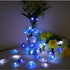 Beach Theme 36 LED String Lights, Jellyfish Seahorse Starfish 12.96ft Battery Operated Waterproof with Remote Control