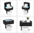 Toprema Matte Black Toilet Paper Holder Tissue Roll Hanger with Shelf Flushable Wipes Dispenser Storage Box Large