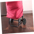Ipetboom 2pcs Heavy Duty Grocery Trolley Replacement Wheels Black Rolling Cart Casters for Shopping Basket Carts