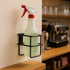 Getzi Commercial 1) Wall Mount Spray Bottle Holder Durable Steel Rack for Spray Bottles Space-Saving Storage Organizer