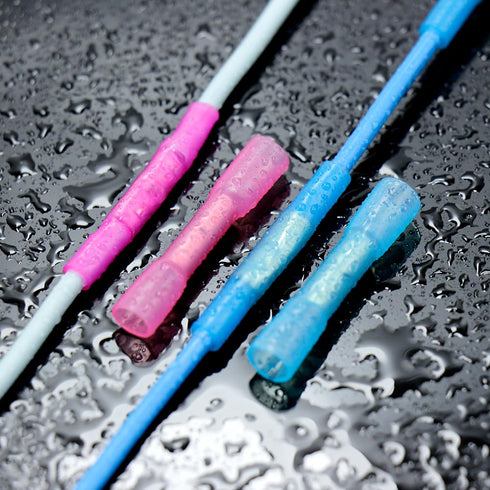 Waterproof Automotive Marine Electrical Terminals Kit, AWG 22-10, Insulated Tinned Copper Butt Crimp Connector