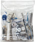Heavy Duty Zip Bags 5"x8", 50 Pack 6mil Thick Resealable Poly Bags for Tools and Small Business Packaging