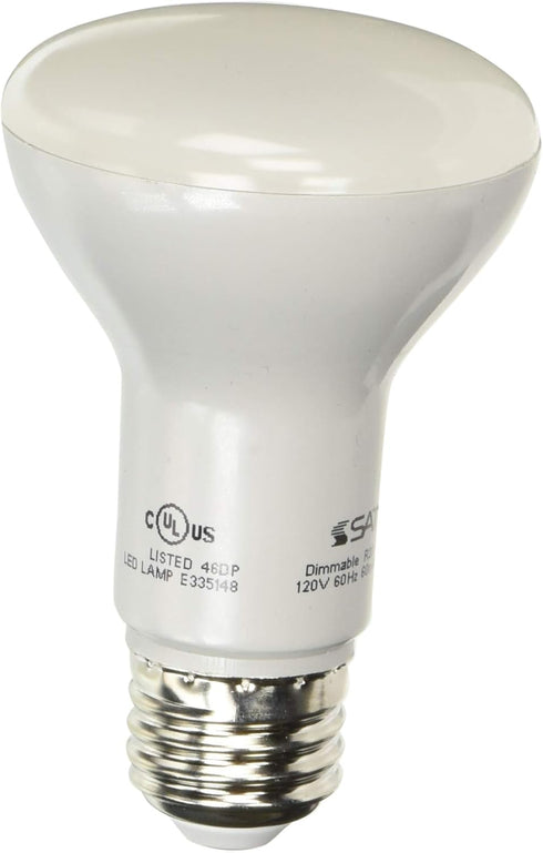 Satco S9631 Medium Light Bulb in White Finish, 3.94 inches
