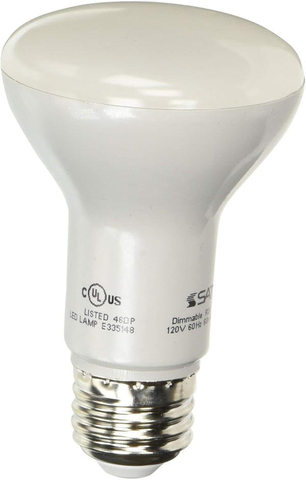 Satco S9631 Medium Light Bulb in White Finish, 3.94 inches