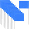 Marking 50 Pack Flags: Yard Flags 12 x 2.5 x 3.5 Inch for Lawn and Landscape Surveying