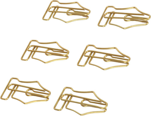 Jumbo Paper Clips - 100 Pcs Fancy Cute Large Plastic Covered Wire Clips for Home School Office